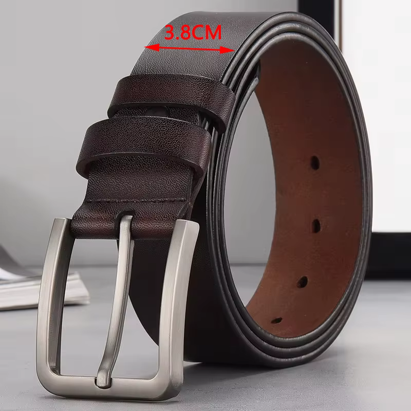 Ceinture pour homme en cuir véritable