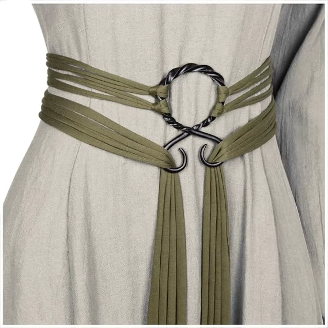 Ceinture Vintage à nœud en corde pour femmes