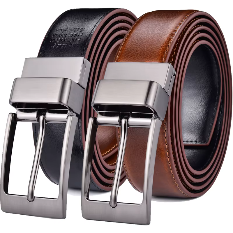 1 ceinture homme - Ceintures réversibles en cuir