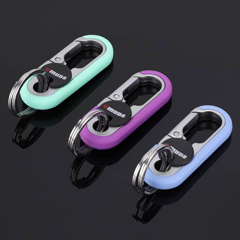 Porte-clés en métal robuste Omuda