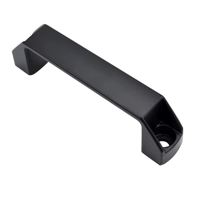 Poignée en alliage d'aluminium, quincaillerie industrielle, poignée de meuble en aluminium, pièces pour profilés en aluminium 90mm 120mm 180mm
