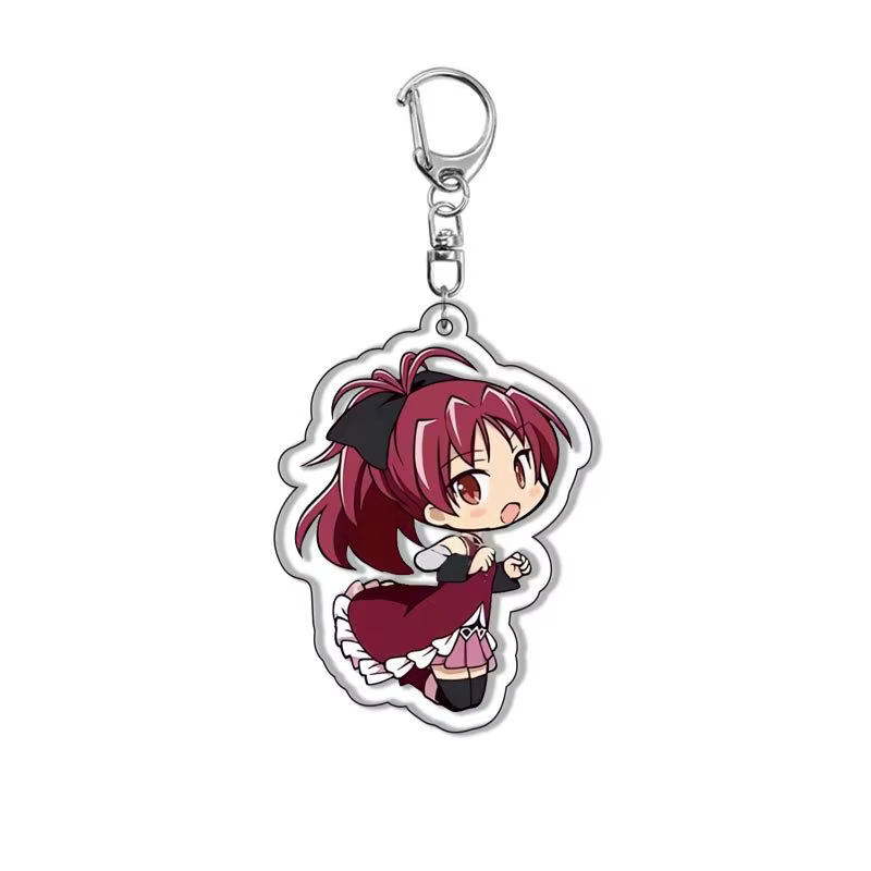Porte-clés Anime Puella Magi Madoka Magica, Kaname Akemi Homura, Miki Sayaka, Tomoe Mami, Kyoko, pour les fans, cadeaux, bijoux