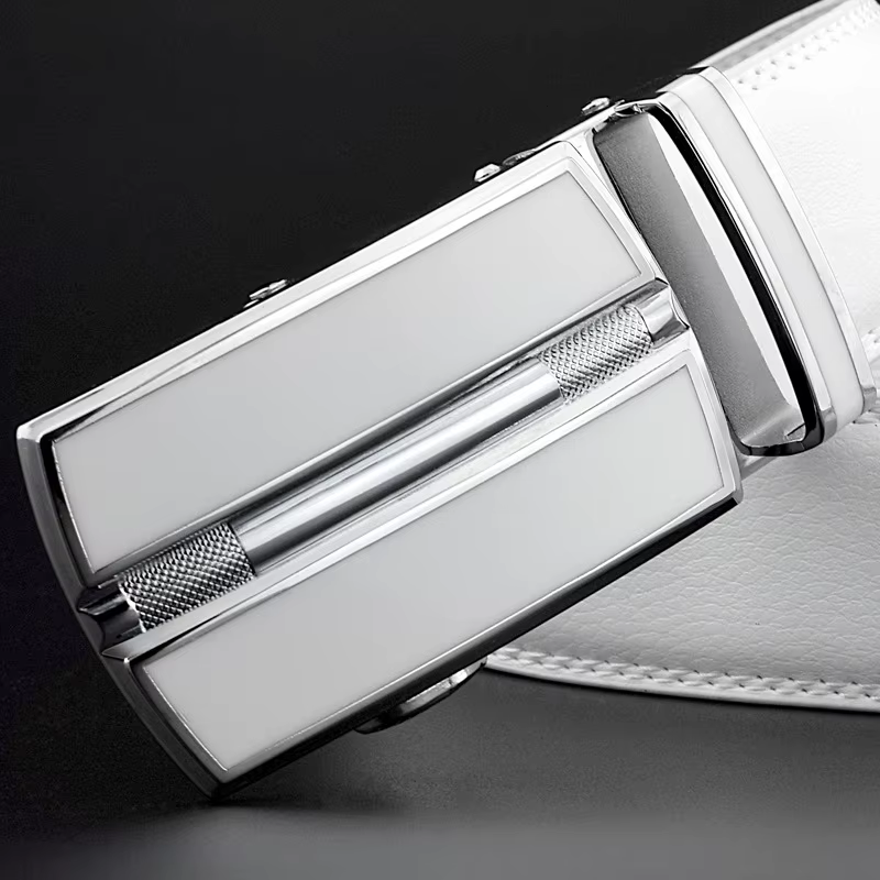 Ceinture en cuir véritable unisexe pour hommes et femmes
