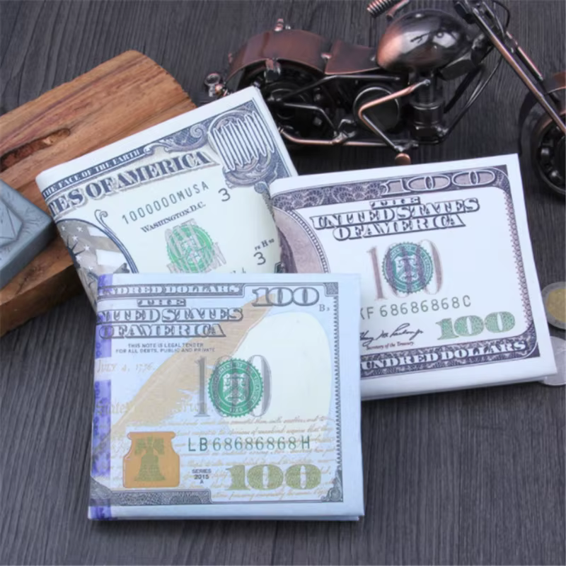 Portefeuille mignon en dollars jeunesse pour garçons et hommes