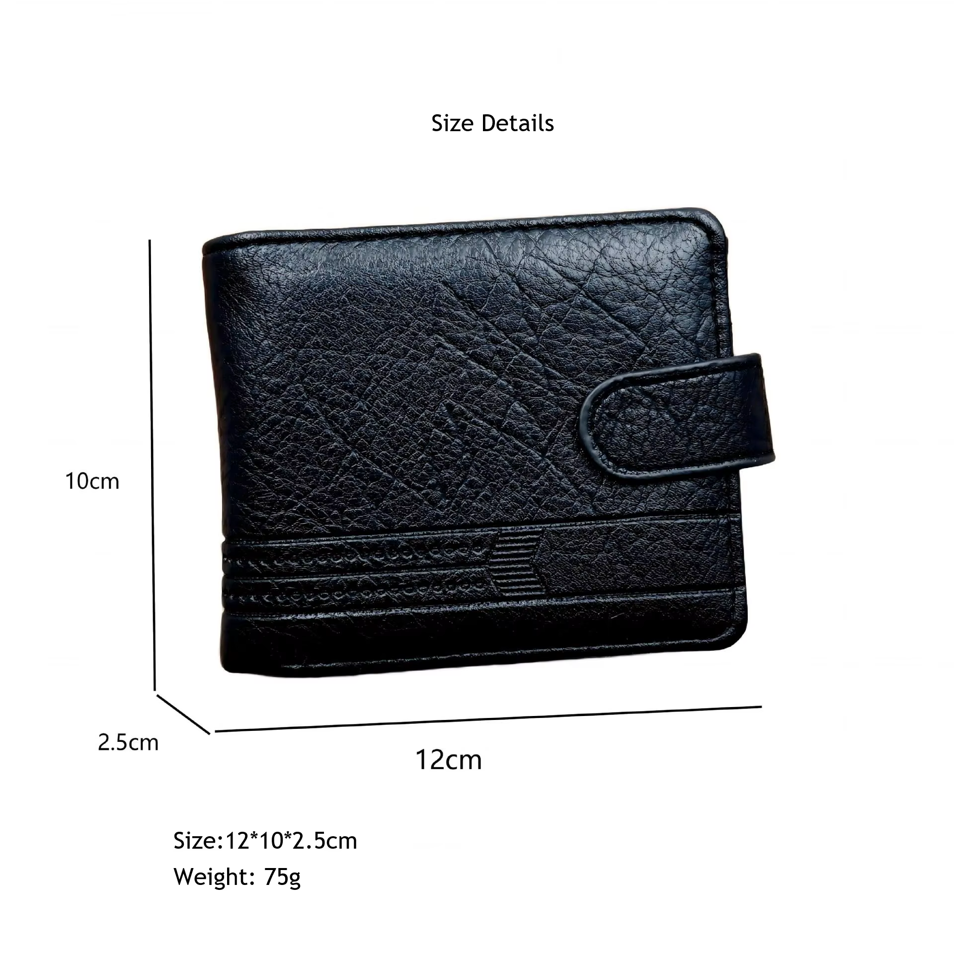 Portefeuille vintage pour homme en cuir