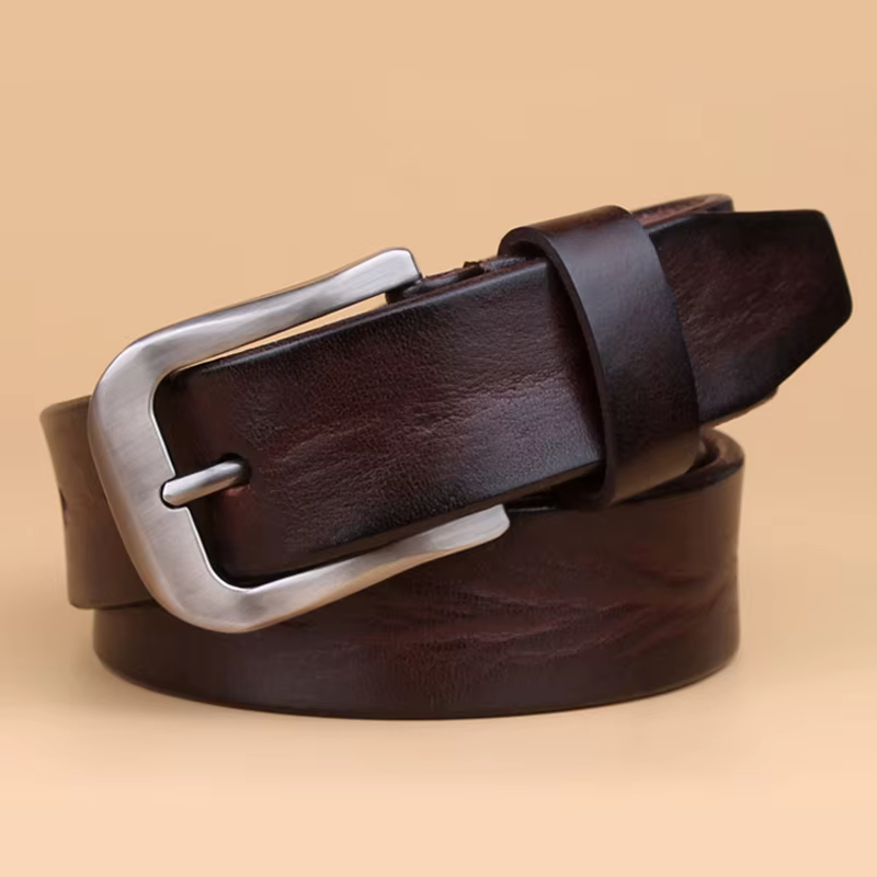 2.8CM ceinture de créateur femmes de haute qualité pleine fleur 100% véritable peau de vache