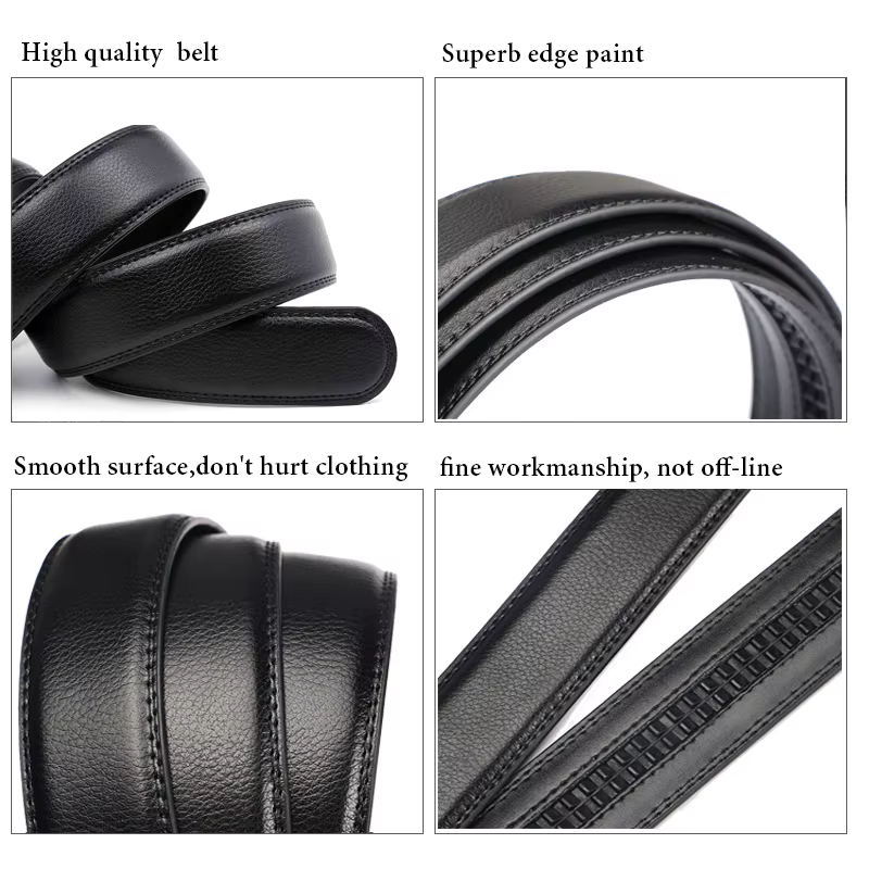 105 - 130 140 150 160 170 cm grande taille ceinture pour hommes marque de mode 3.5 cm automatique Simple boucle