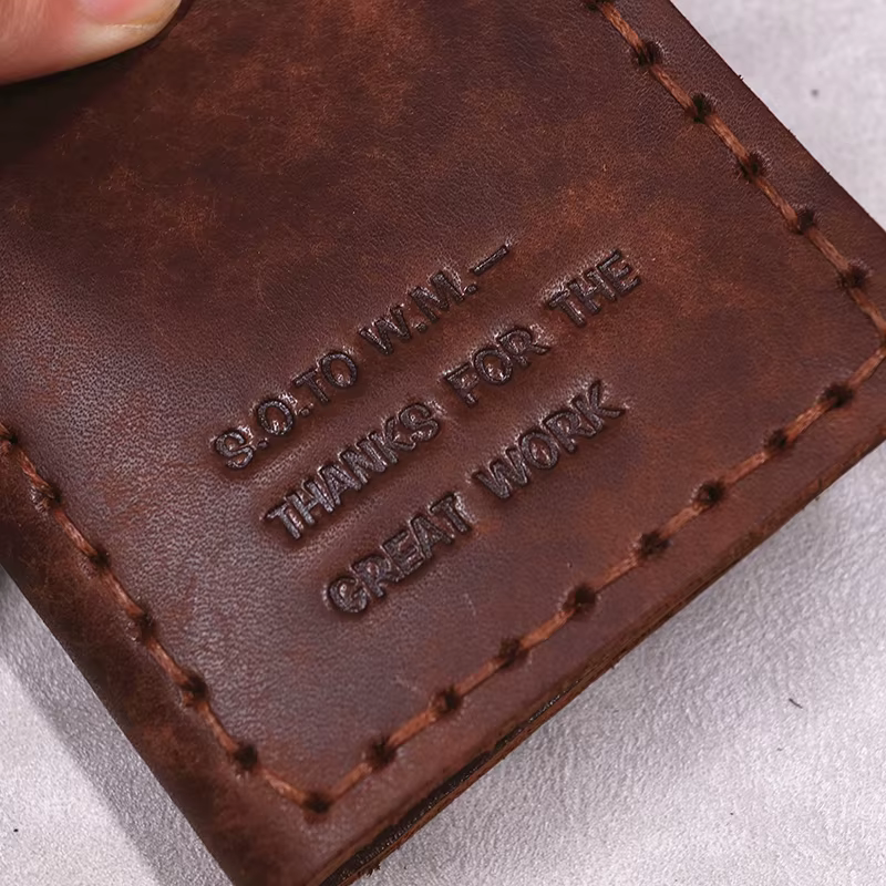100% cuir véritable la vie secrète de Walter Mitty portefeuille pour hommes Vintage à la main en peau de vache à trois