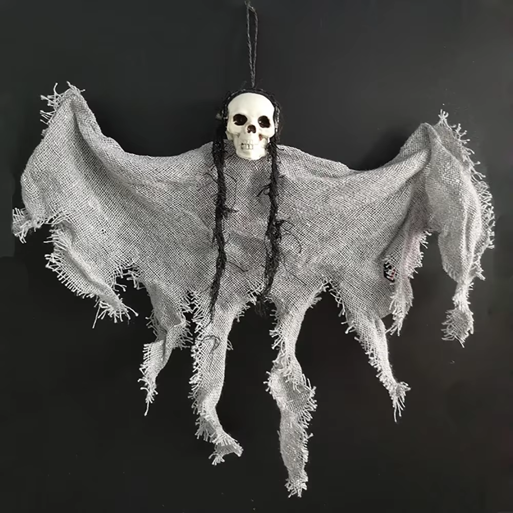 Mini Fantômes Zvisés pour Halloween, Décoration de Porte de Maison Hantée, Bar KTV, Horreur, Escales, Breloques, Face Everaks