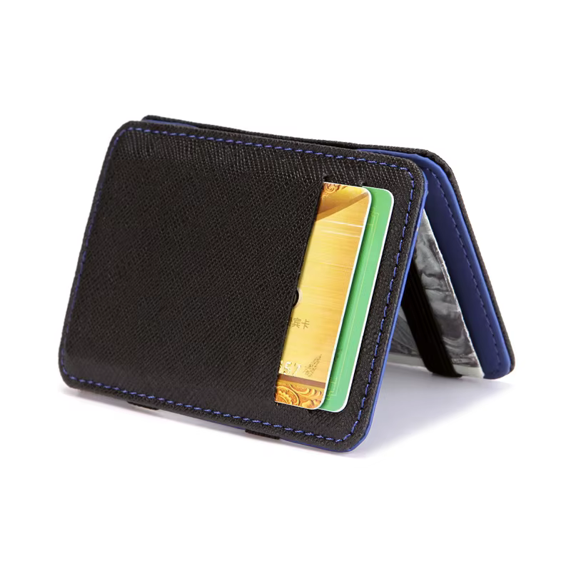 Mini portefeuille en cuir PU pour hommes
