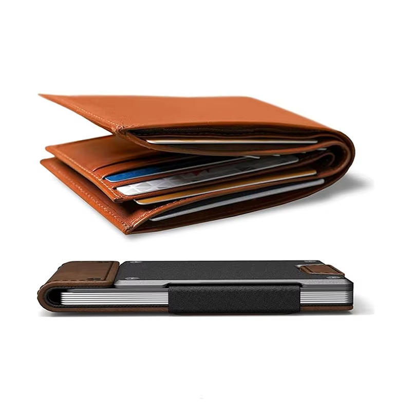 Portefeuille fin et minimaliste pour homme