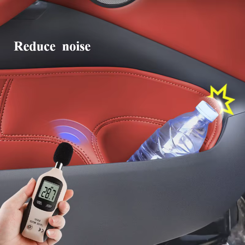 Boîte de rangement pour fente de porte de voiture, pour BMW X3 iX3 2018 – 2025, couvercle de protection en cuir, boîte à gants, baril de rangement, accessoires d'intérieur