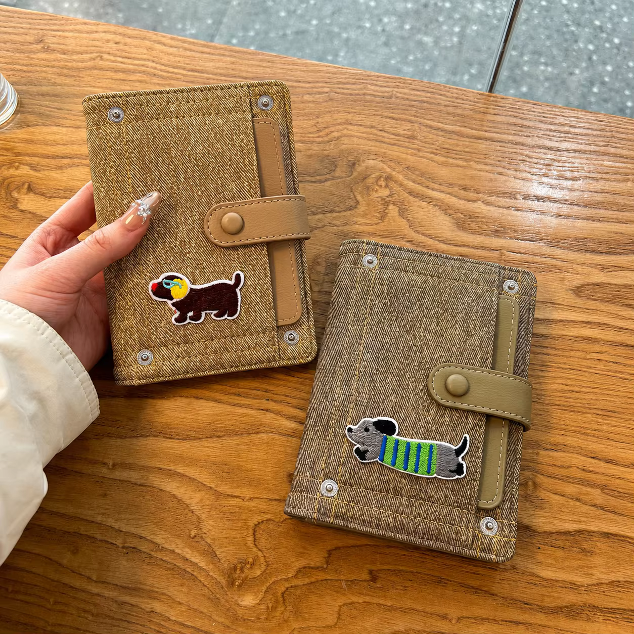 Porte-cartes et porte-documents en cuir PU