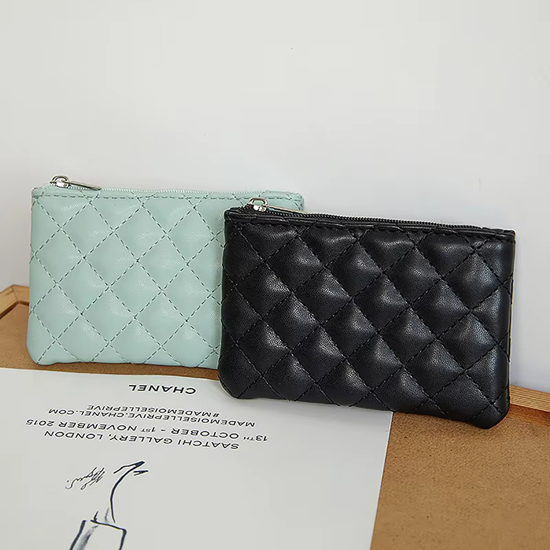 Petit porte-monnaie en cuir PU pour femme