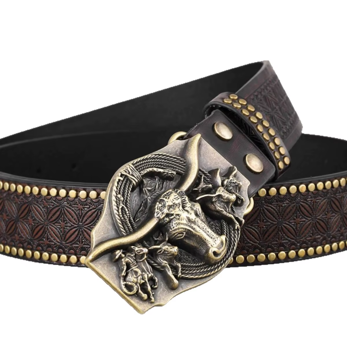 Ceinture de cowboy western pour hommes