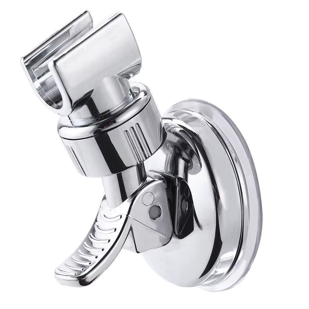 Support de pomme de douche, salle de bains, forte ventouse sous vide, support mural réglable, support de pomme de douche à main, accessoire de salle de bains