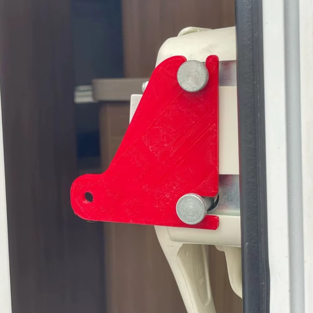 Serrure de sécurité de porte d'habitation pour camping-car/caravane, Type 2, serrure de porte de caravane rouge, accessoires de remplacement pour camping-car, 1 pièce