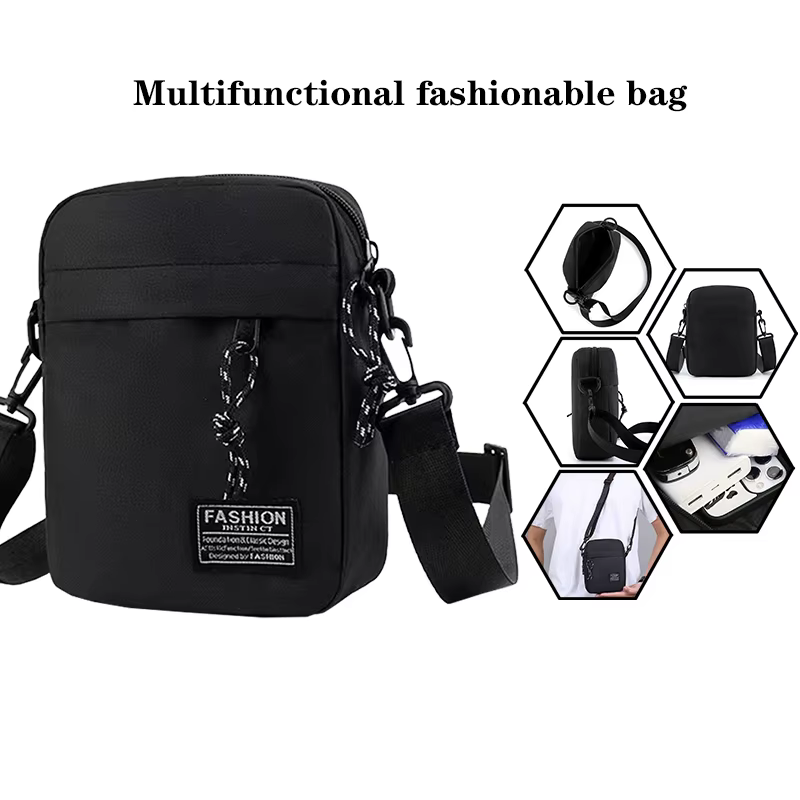 Sac bandoulière décontracté et élégant pour homme