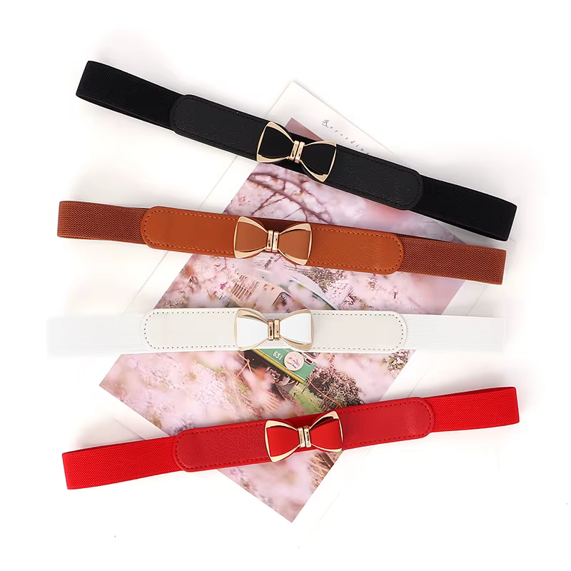 Ceinture à nœud 3D minimaliste de style français