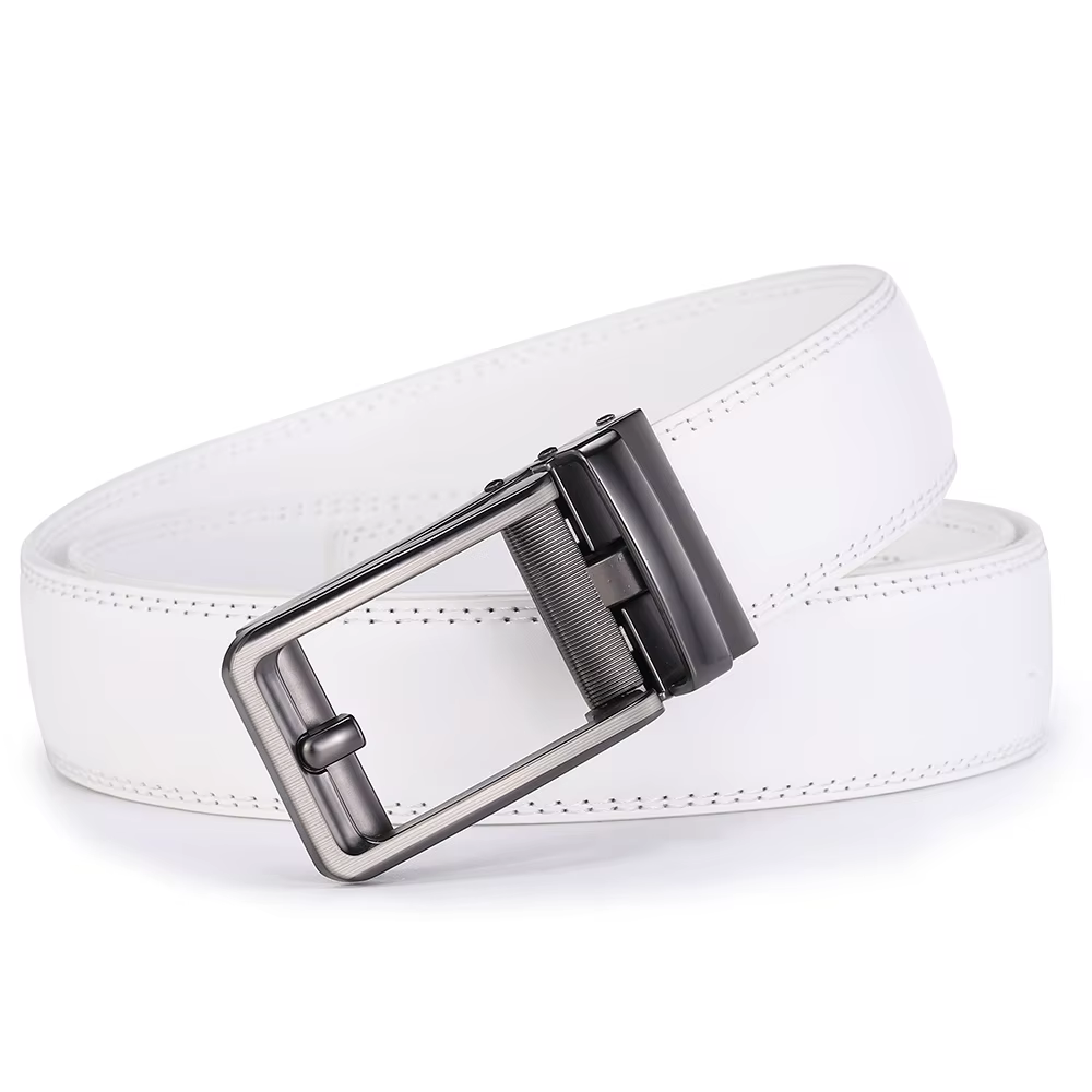 Ceinture de Golf blanche de luxe pour hommes