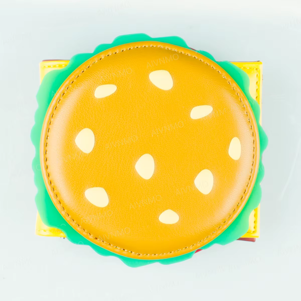 Portefeuille pliable Burger 3D de haute qualité