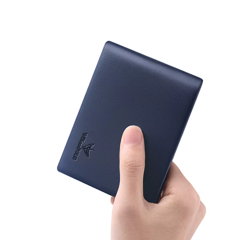 Portefeuille en cuir pour hommes