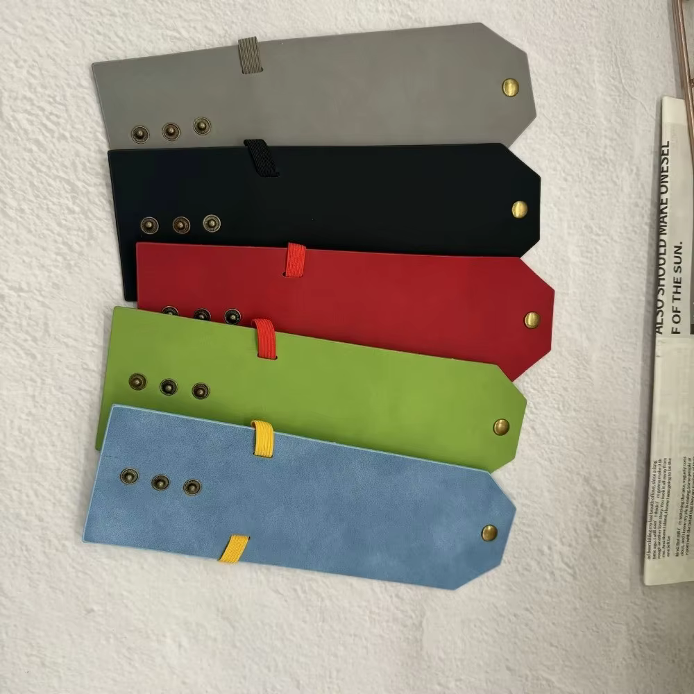 Petit portefeuille en cuir uni multifonction léger avec fermoir, porte-monnaie, cadeau