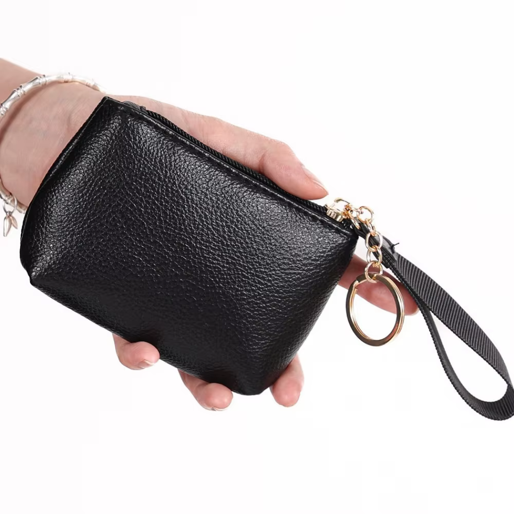 Porte-monnaie pratique à fermeture éclair