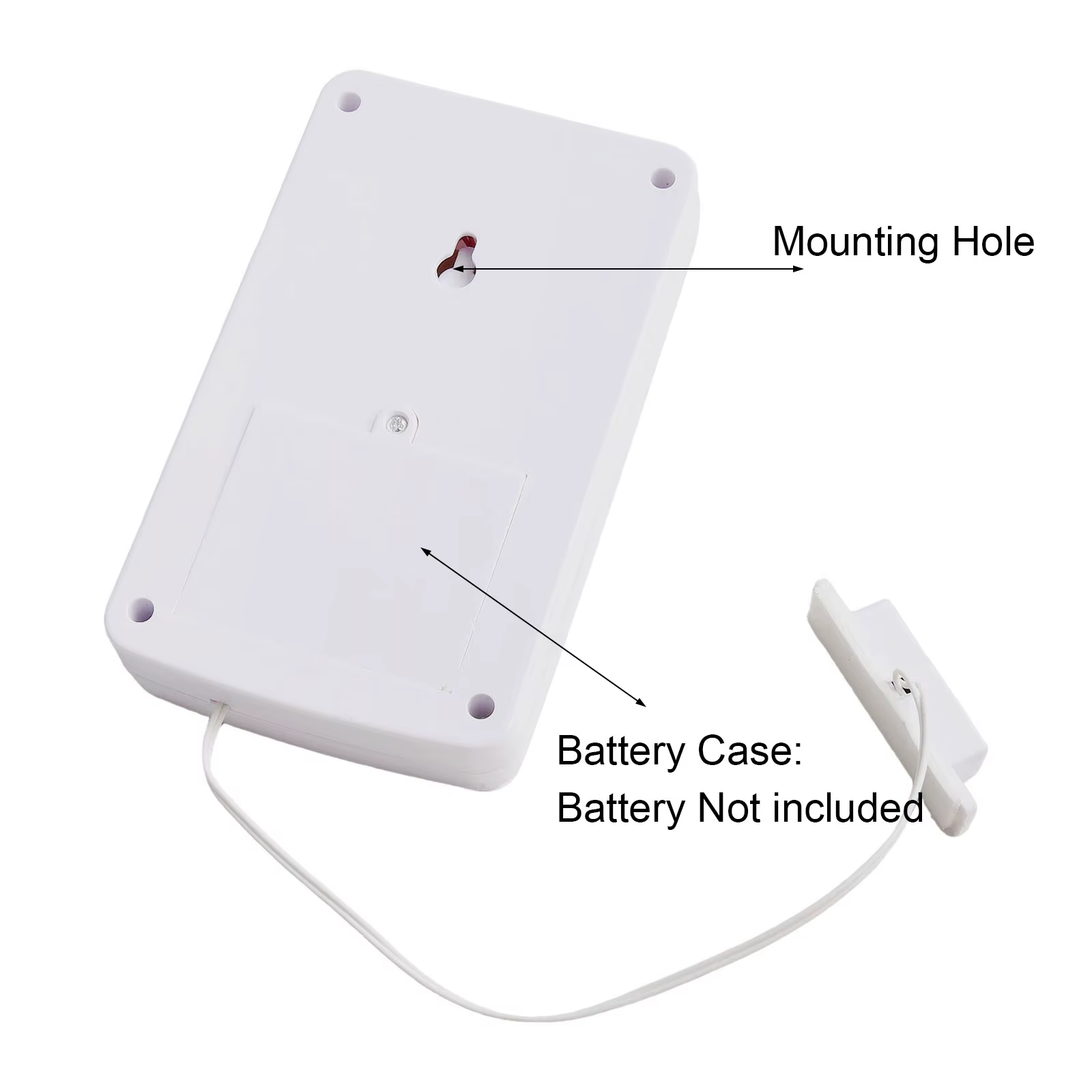Alarme de porte sans fil 13*8*4CM, installation facile, système d'alarme sans fil, connectivité sans fil, fonction de contrôle par clavier