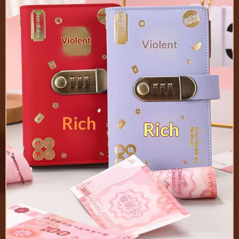 Portefeuille de rangement en forme de livre