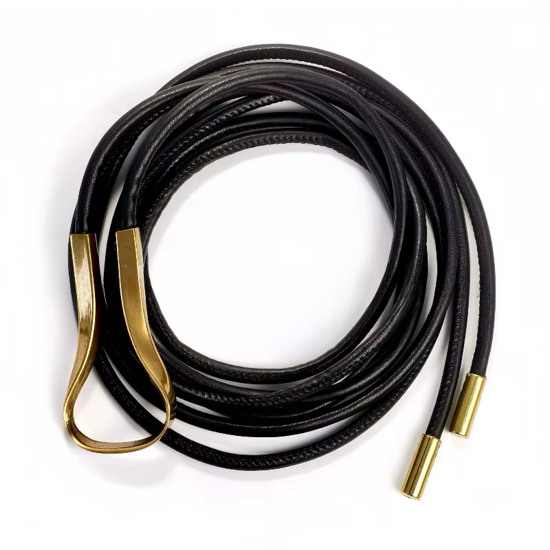 Ceintures élégantes nouées en cuir véritable
