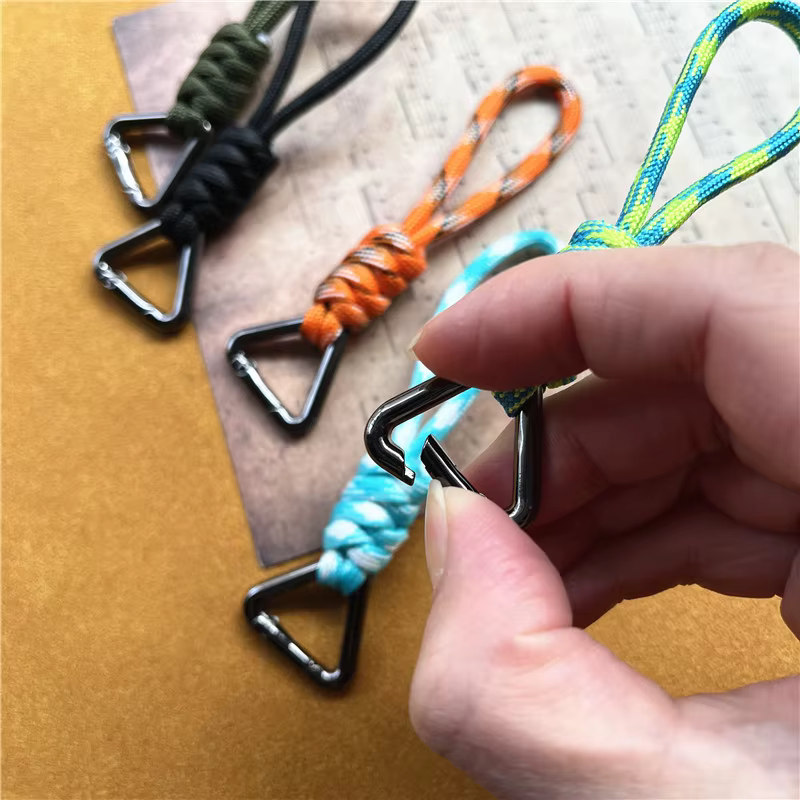 RapMetal-Sangle de porte-clés en nylon faite à la main, ULJOPremium, pendentif universel prédire, lanière courte