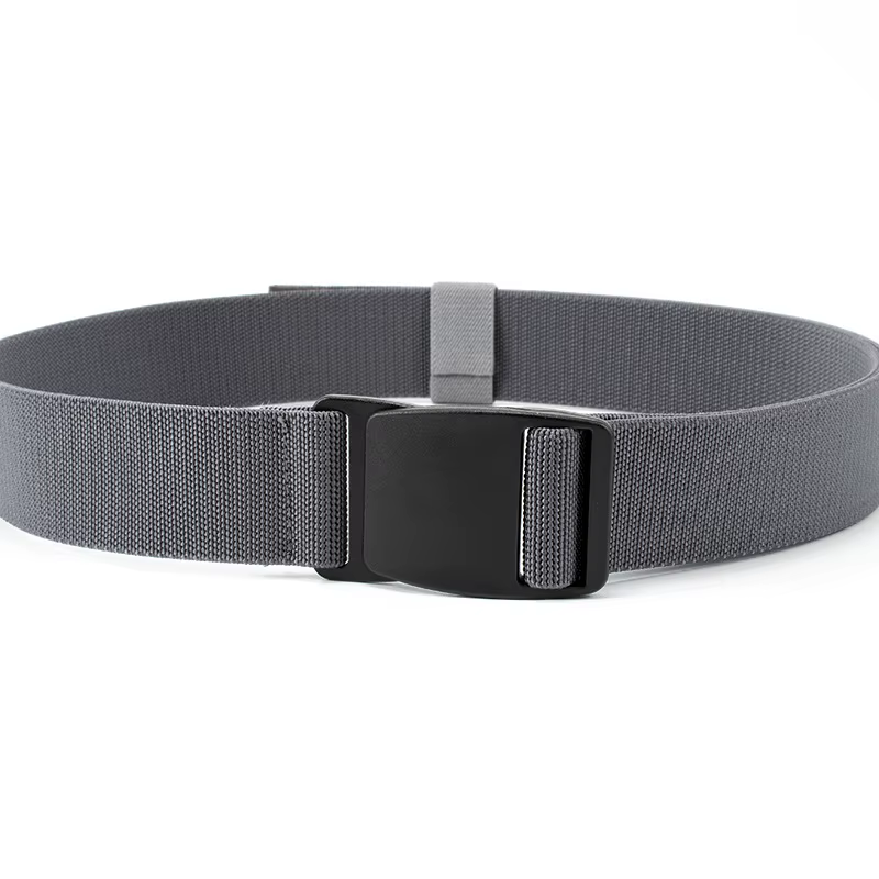 Ceinture élastique tactique pour homme, pantalon de haute qualité, ceinture d'extérieur multifonctionnelle en toile avec boucle en plastique, DT107