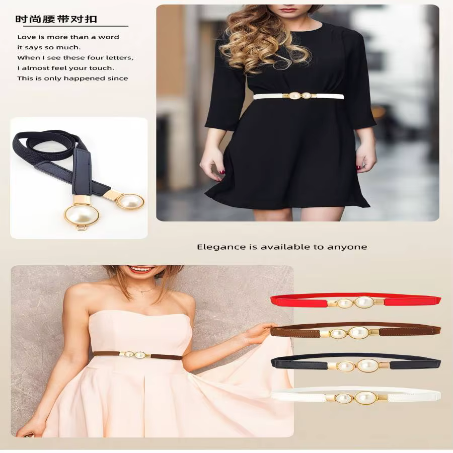 Une ceinture mince pour la robe