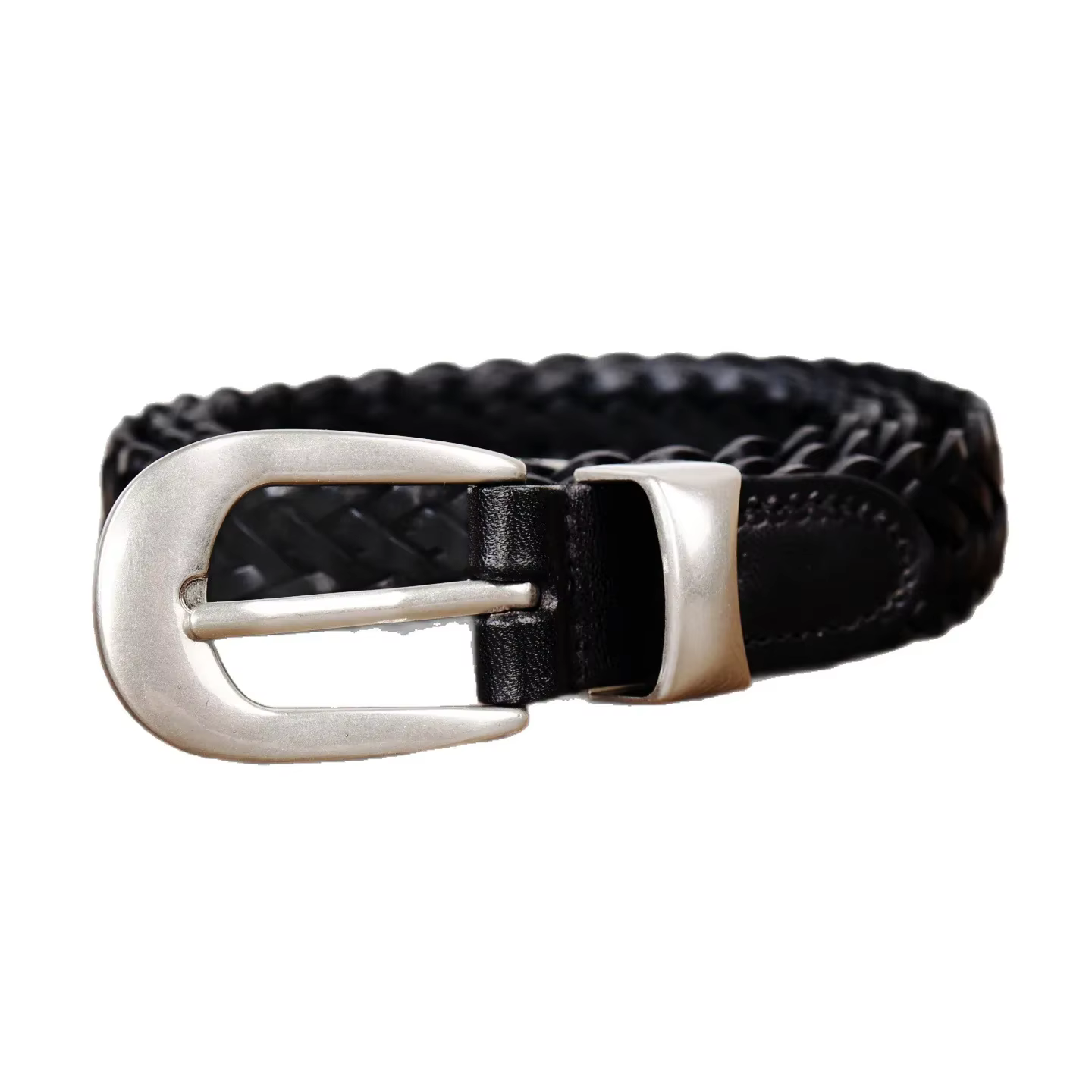 Ceinture en cuir Vintage décontractée faite à la main pour hommes et garçons