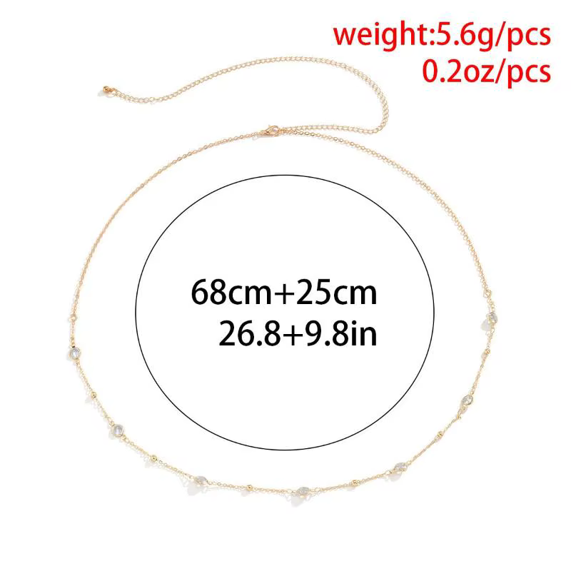 Chaîne de taille pour femmes, étanche, 1/2/3 couches, chaînes de ventre, Bikini de plage, chaîne de corps, bijoux élégants, accessoires polyvalents