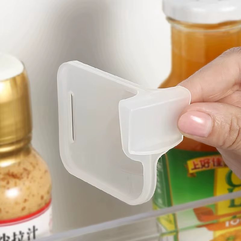Cloison de réfrigérateur, cloison de porte latérale, clip de séparation, petite cloison pour organiser et ranger, clip réglable à pression