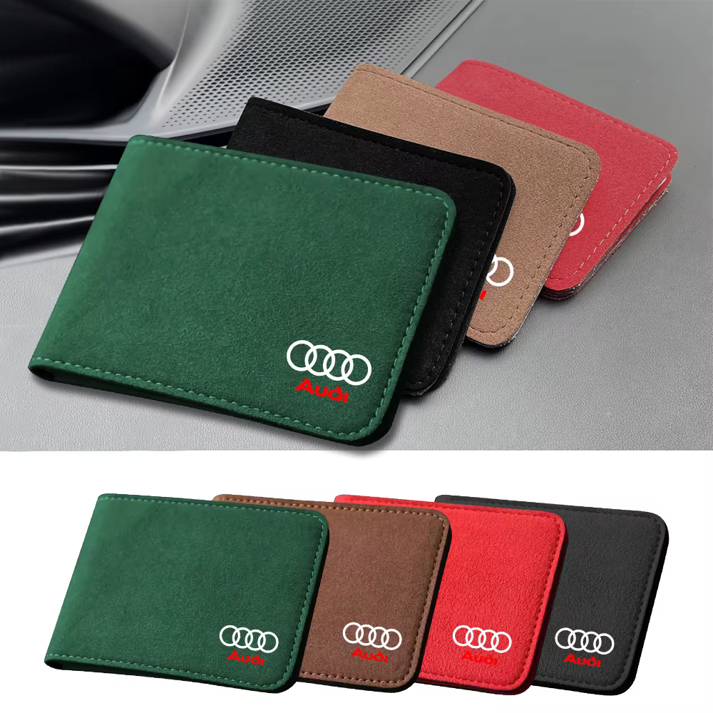 Porte-cartes de permis de conduire et de carte d'identité pour Audi Sline TT A1 A2 A4 A5 A6 A7 A8 Q1 Q2 Q3 Q5 Q8 RS RS5 RS6 Quattro S