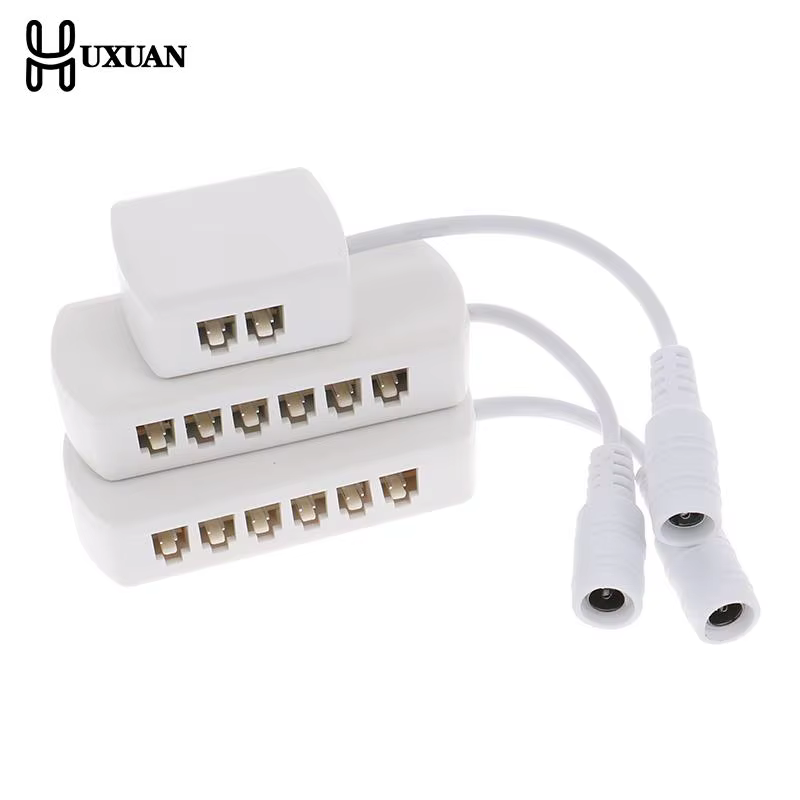 ShuBox-airies Splitter avec prise mâle, adaptateur d'éclairage d'armoire LED, connecteurs de globalisation, 4 ports, 6 ports, 12ports, 2510 espacement intérieur, 2.54