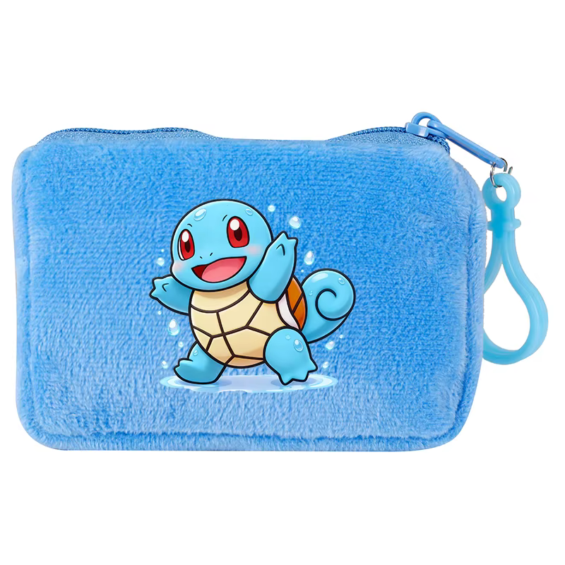 Porte-monnaie Anime Pokémon pour fille et garçon, mini portefeuille court, porte-clés, fermeture éclair, pochette pour femme, porte-cartes d'identité, pochette à monnaie rose, petites trousses de maqu