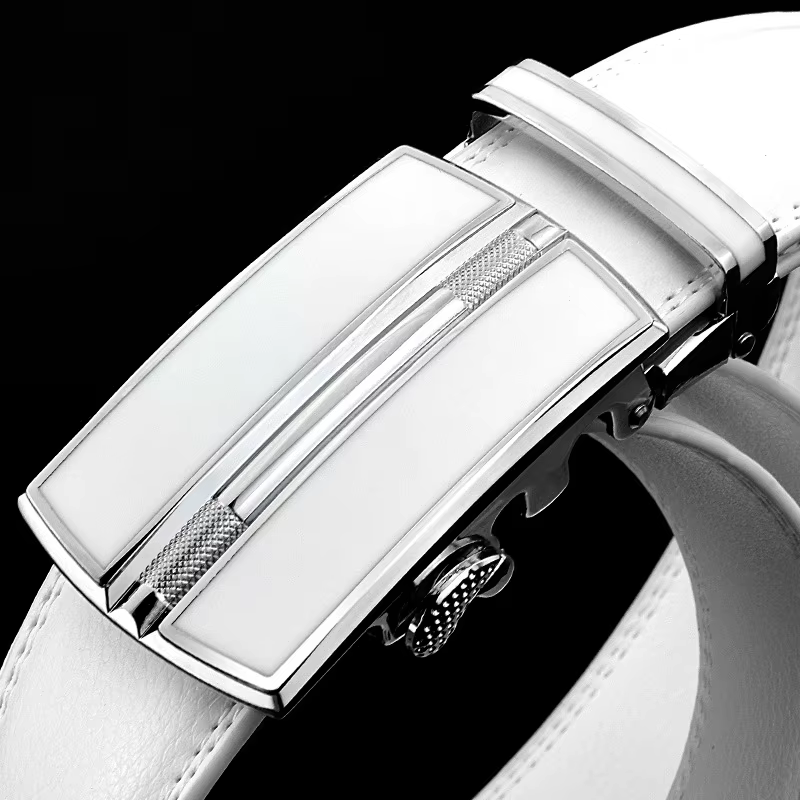 Ceinture en cuir véritable unisexe pour hommes et femmes