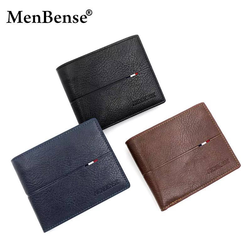 Portefeuille en cuir PU de haute qualité pour hommes