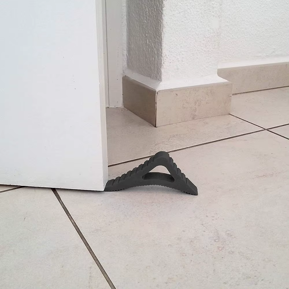 Butoir de porte en caoutchouc réutilisable, bloc absorbant les chocs, butoir de poignée de porte, bouchon Anti-collision pour porte de maison et de bureau