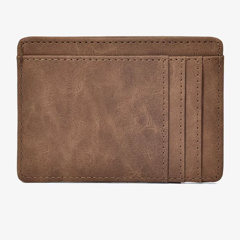 Hommes portefeuille mince porte-carte de crédit affaires mâle Portable Mini sac à main de voyage pour homme