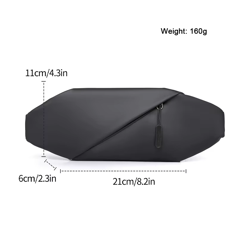 Nouveau sac à bandoulière pour hommes mode Simple grande capacité multi-fonction sac de poitrine