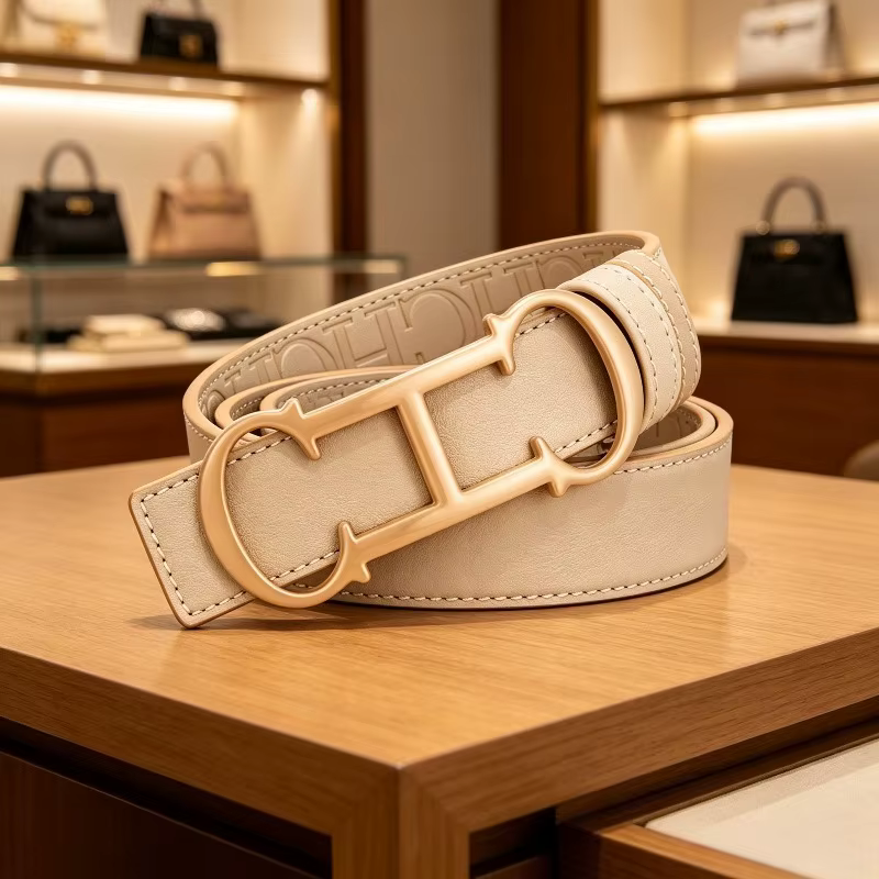 Ceinture en cuir réversible pour femme, ceinture en cuir de vachette, taille plus, noir, marron, ceinture tendance pour jeans, robe, ceinture de taille, boîte cadeau