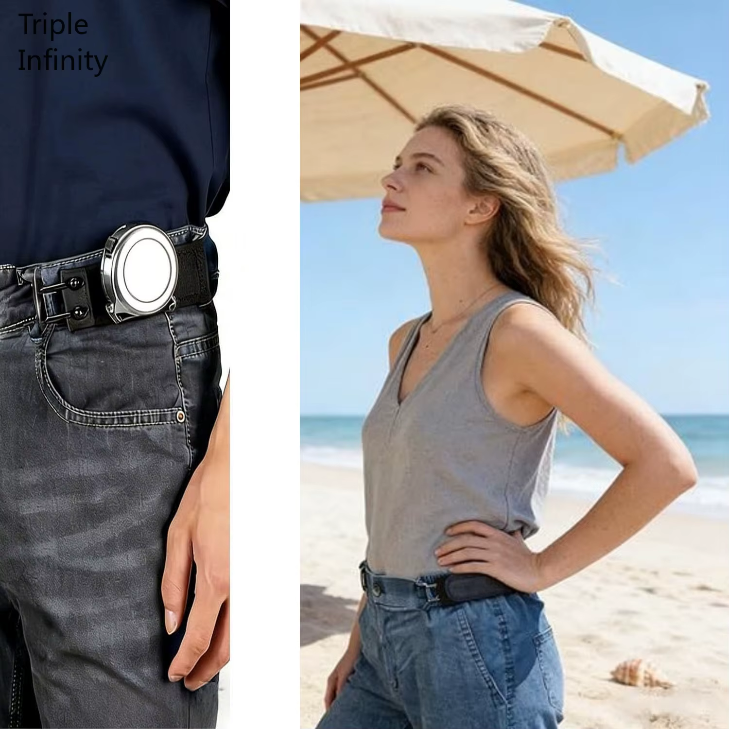Ceinture unisexe tendance 2026 sans boucle