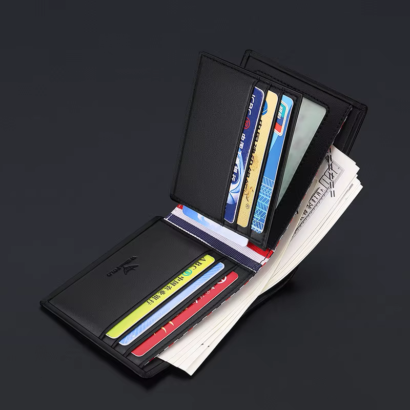 Portefeuille en cuir pour hommes