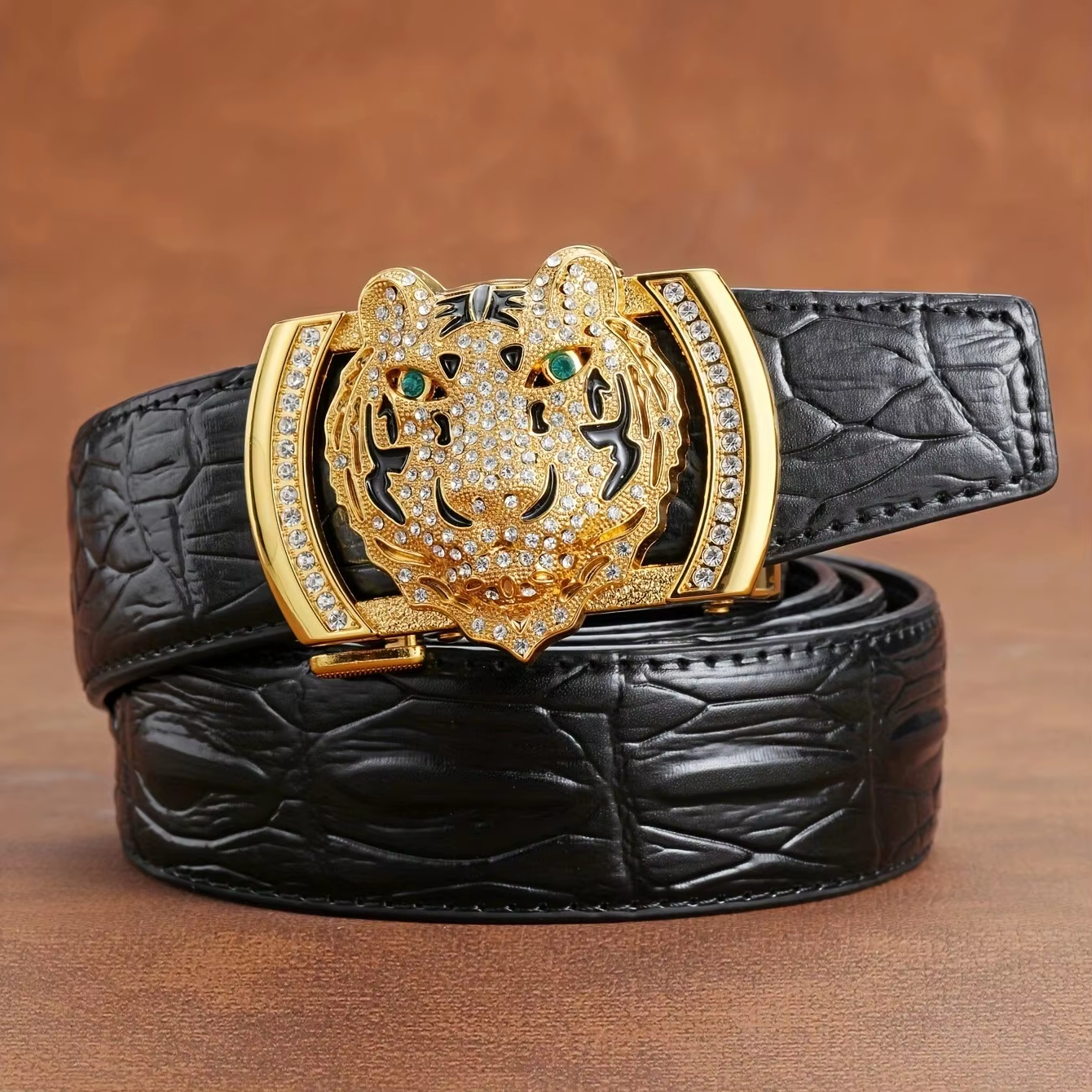 Nouvelle ceinture à boucle automatique pour hommes