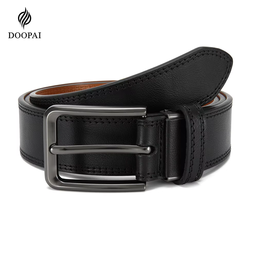 DOOPAI hommes ceinture en cuir PU mode boucle automatique
